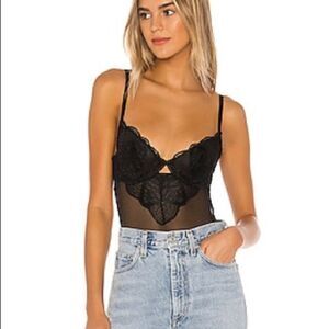 KAT THE LABEL XS Zephyr Bodysuit NWT